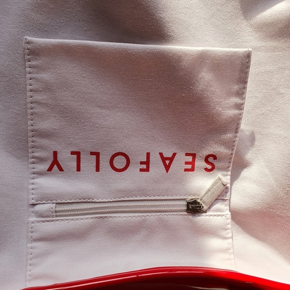 Seafolly Red Beach Bag Tote (CLEARANCE SALE) - Picture 16 of 16